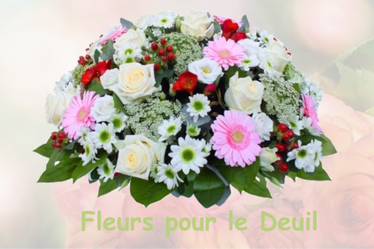 fleurs deuil TRESCLEOUX